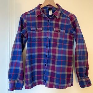 Women’s Patagonia fjord flannel shirt size 6 runs small